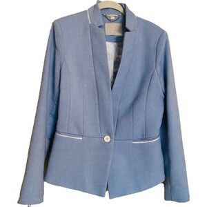 SOIA & KYO TAISIA BLAZER Light Blue Color Career Jacket Size S